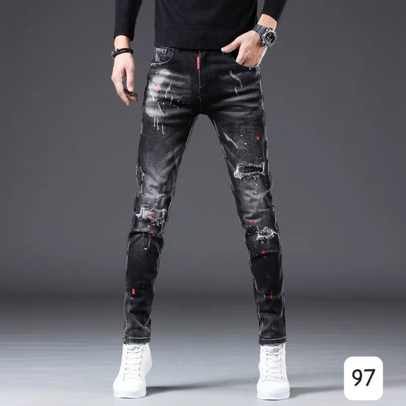 Quần Jean Nam Chất Bò 💝Freeship💝 Quần Rin Nam Cao Cấp Co Giãn 4 Chiều HU94 | BigBuy360 - bigbuy360.vn