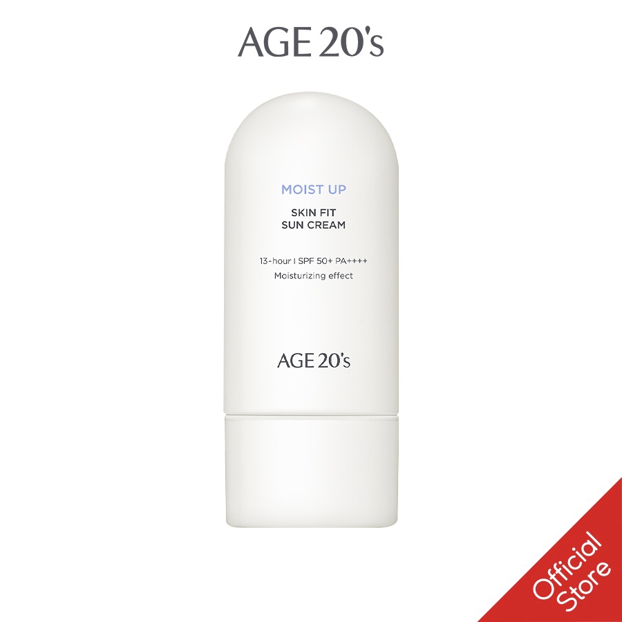 Kem Chống Nắng 13h - 3 Màng Lọc - Không Mùi - Không Nâng Tone Dưỡng Ẩm Lâu Trôi AGE 20’s Mois Up Skin Fit Sun Cream 60ml