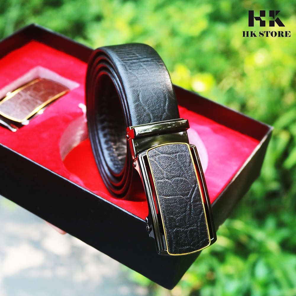 Dây lưng nam da voi hàng cao cấp, sản phẩm fullbox siêu đẹp - bảo hanh 12 tháng - kiểu dáng sang chảnh siêu đẹp