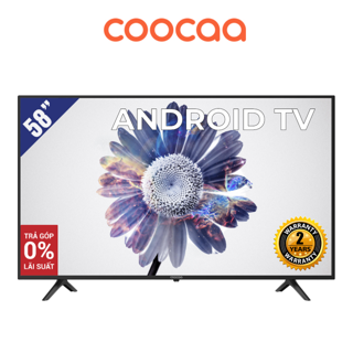 Android SMART TV 4K UHD Coocaa 58 inch Wifi - Model 58S6G (Model 2020)