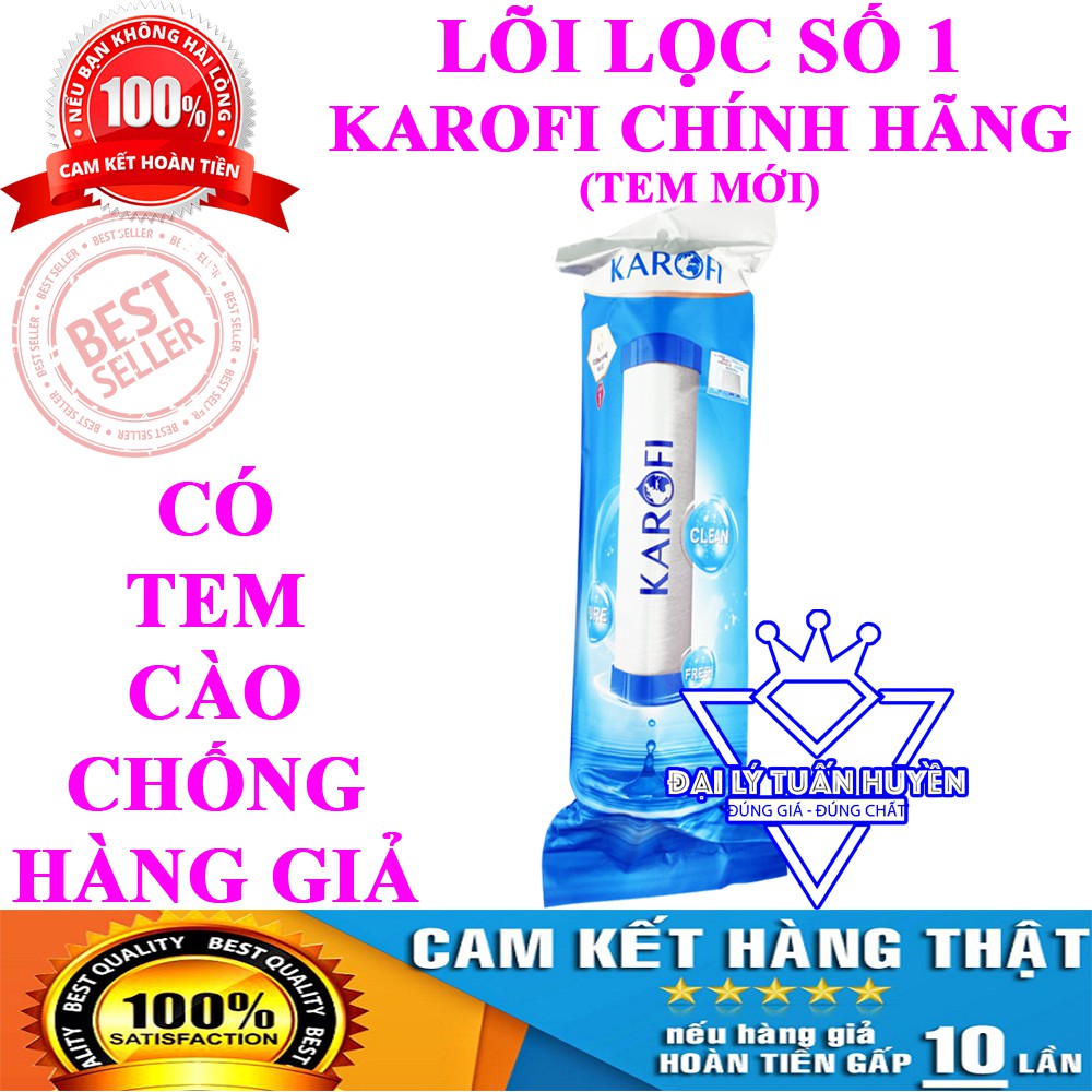 [GIÁ HỦY DIỆT] Lõi số 1 Karofi - Thay được cho tất cả các loại máy lọc nước RO | BigBuy360 - bigbuy360.vn