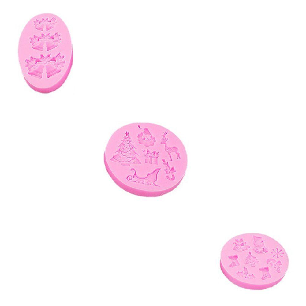 1 / 1 Bộ Khuôn Silicone Hình Cây Thông Giáng Sinh 3D