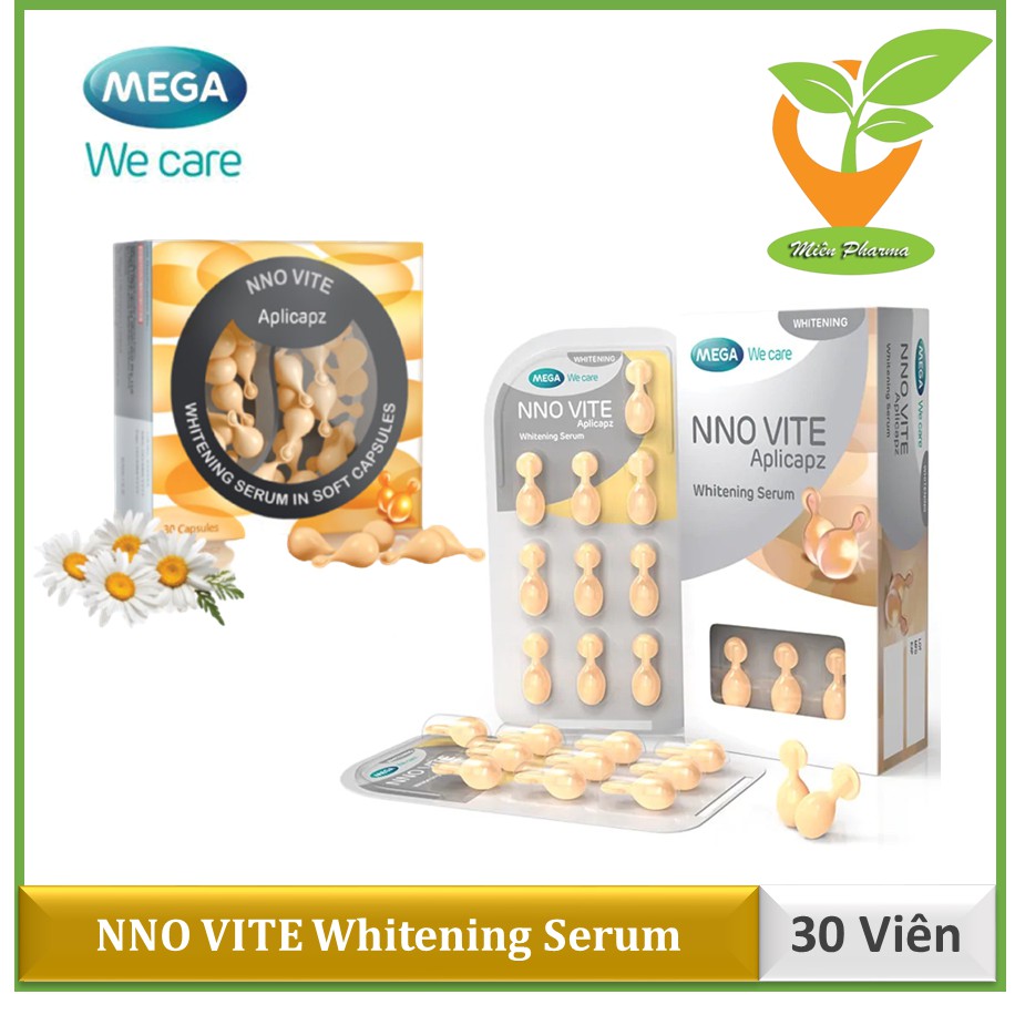 VIÊN VITAMIN NNO VITE 30v - Da trắng và sáng màu, dưỡng sâu bên trong [serum dưỡng trắng]