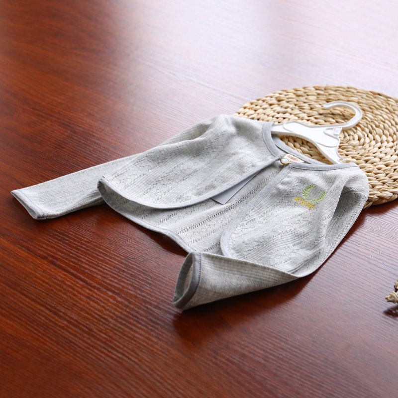 Áo Khoác Cardigan Tay Ngắn Vải Cotton Màu Trơn Thời Trang Cho Bé Gái