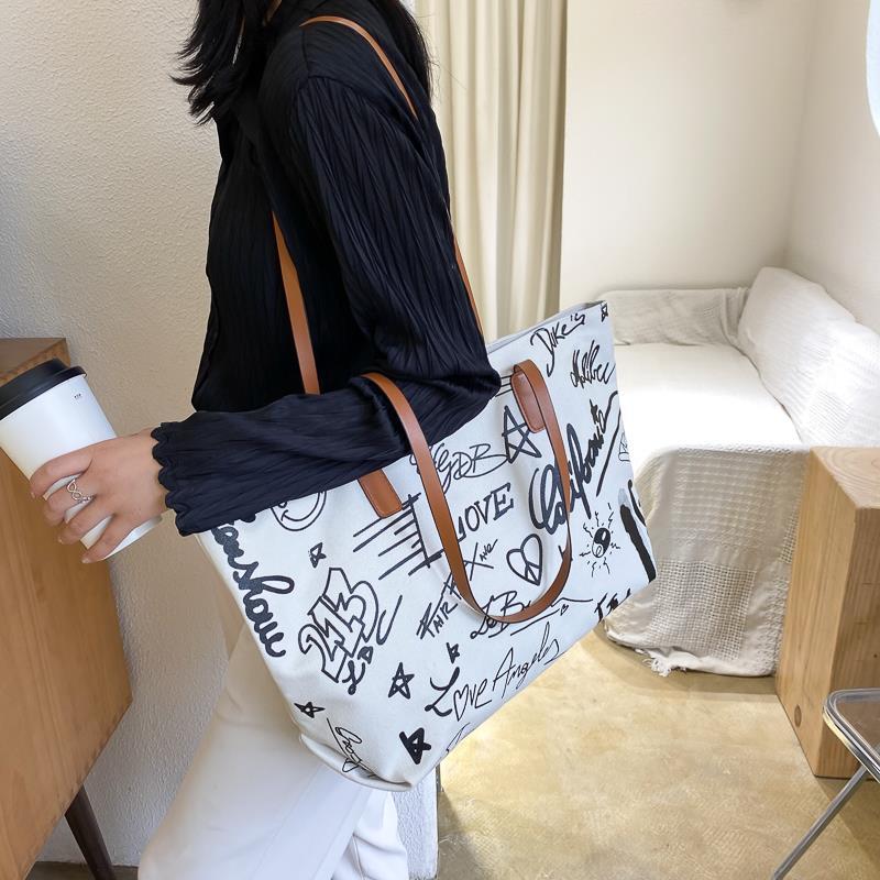 Túi Xách Nữ Vải Bạt Thời Trang Hàn