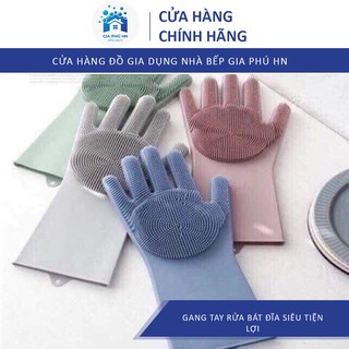 Găng Tay Rửa Chén Bát 🚚 𝐅𝐑𝐄𝐄 𝐒𝐇𝐈𝐏 🚚 Bao Tay Rửa Chén Silicon, Vệ Sinh Nhà Cửa Đa Năng, Siêu Tiện Lợi