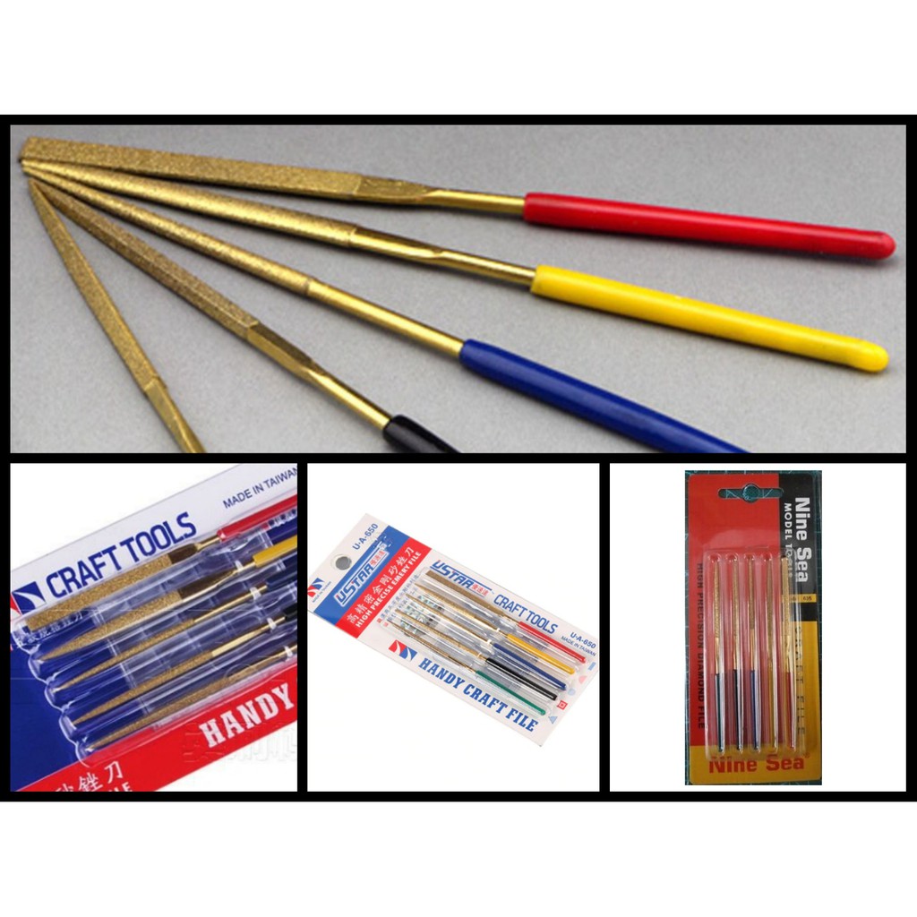 Dụng cụ mô hình bộ dũa 5 cây xử lý đánh nhám mài USTAR UA90650 9SEA