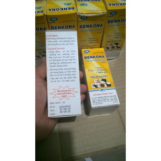 Thuốc sát trùng Benkona trị nấm cho lan 100ml