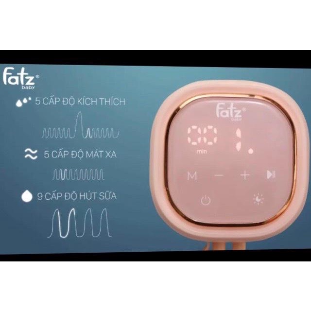 (BH 12 Tháng) Máy hút sữa điện đôi Resonance 3 Fatz Baby kích sữa siêu êm cho mẹ