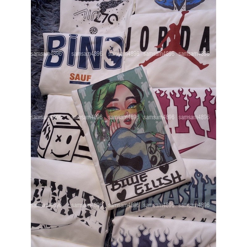 [RẺ VÔ ĐỊCH] Áo Thun Hiệu Unisex Form Rộng Tay Lỡ mã 002 | BigBuy360 - bigbuy360.vn