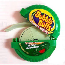 Kẹo Cao Su Hubba Bubba bubble rolls chewing gum vị Dưa Hấu dài 180cm