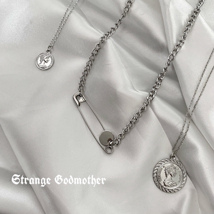 Vòng Cổ Nhiều Lớp Phong Cách Hip Hop Cá Tính