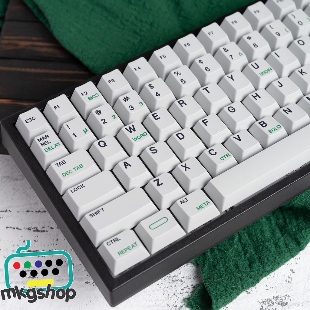 Keycap Xerox 6002 nhựa PBT in nhiệt dyesub, 148 nút bàn phím cơ, cherry profile