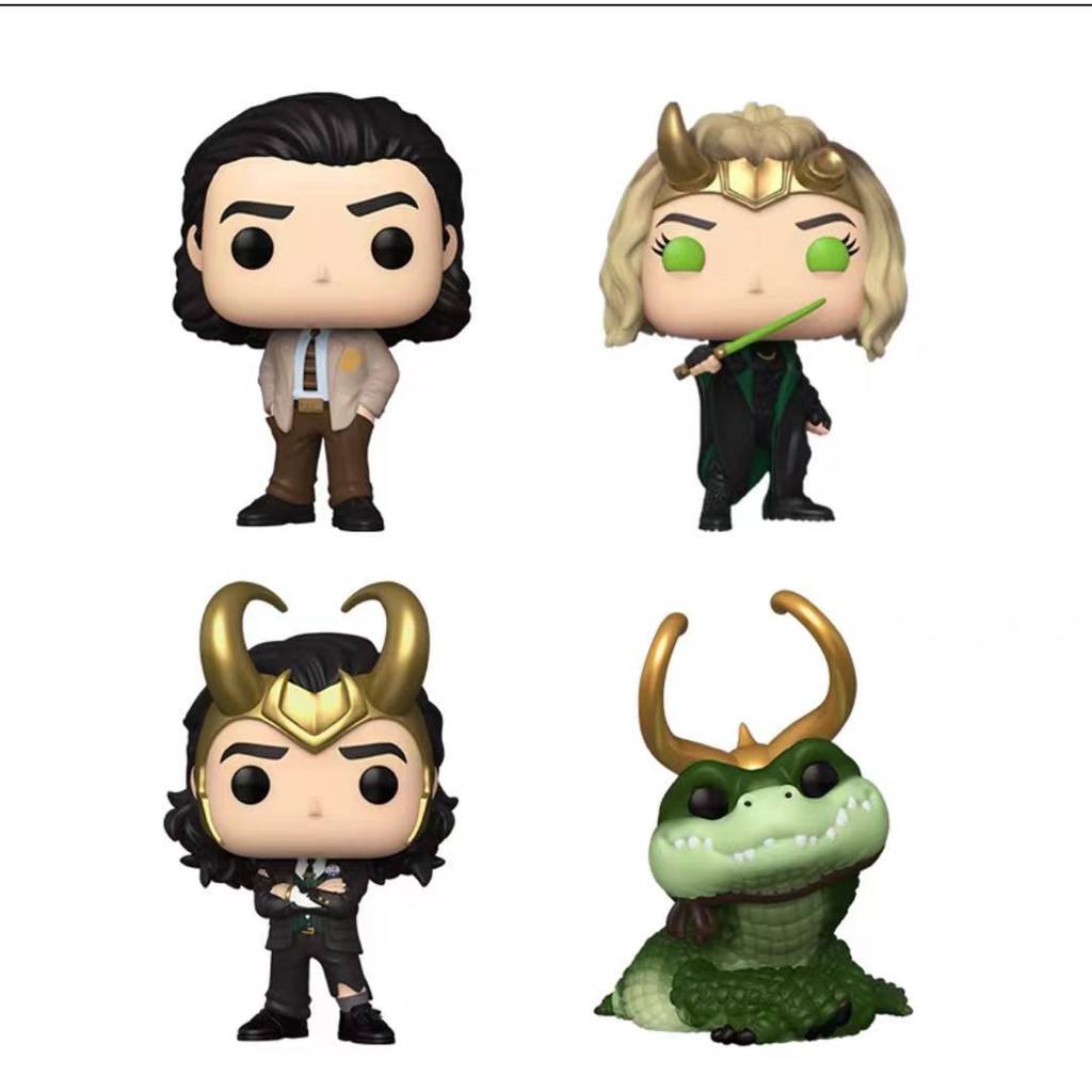Funko POP Mô Hình Nhân Vật Loki Lady Sylvie Crocodile Loki Dành Cho Trẻ Em