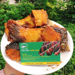 ĐẶC SẢN TÂY BẮC: CÁ TRẮM HỒ THÁC BÀ SẤY KHÔ ĂN LIỀN - 1KG