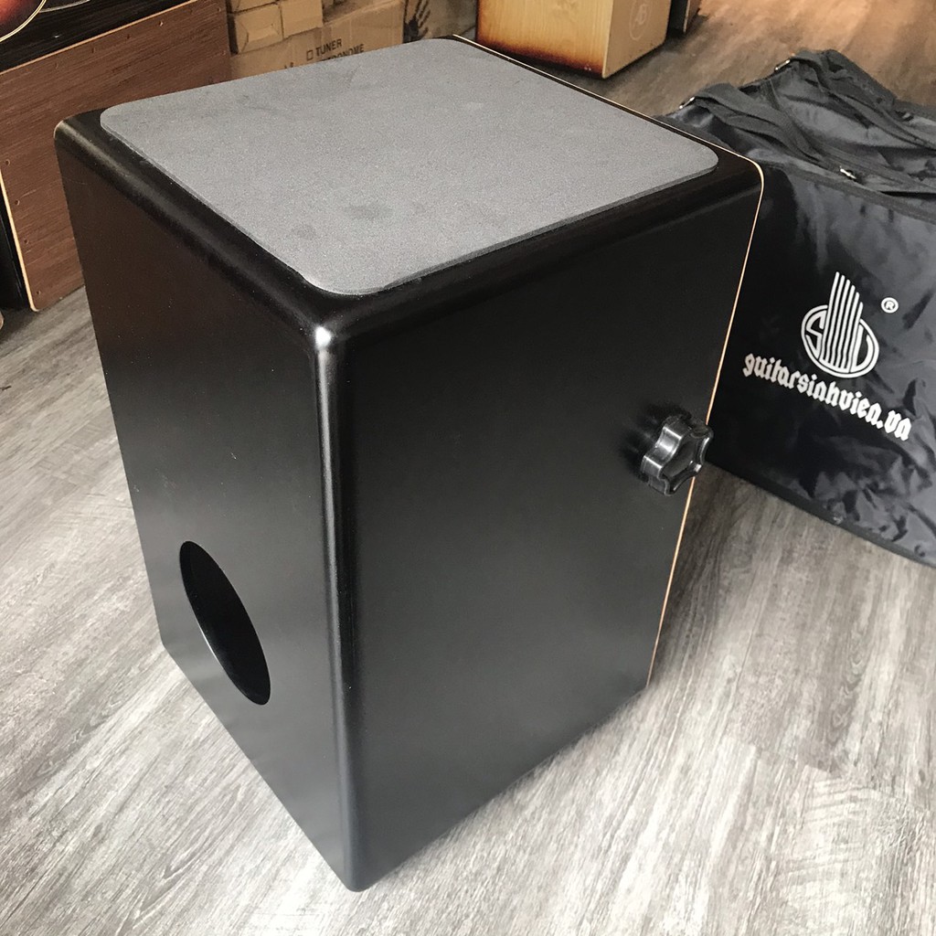 Trống cajon AB có tay chỉnh kèm bao - bảo hành 1 năm