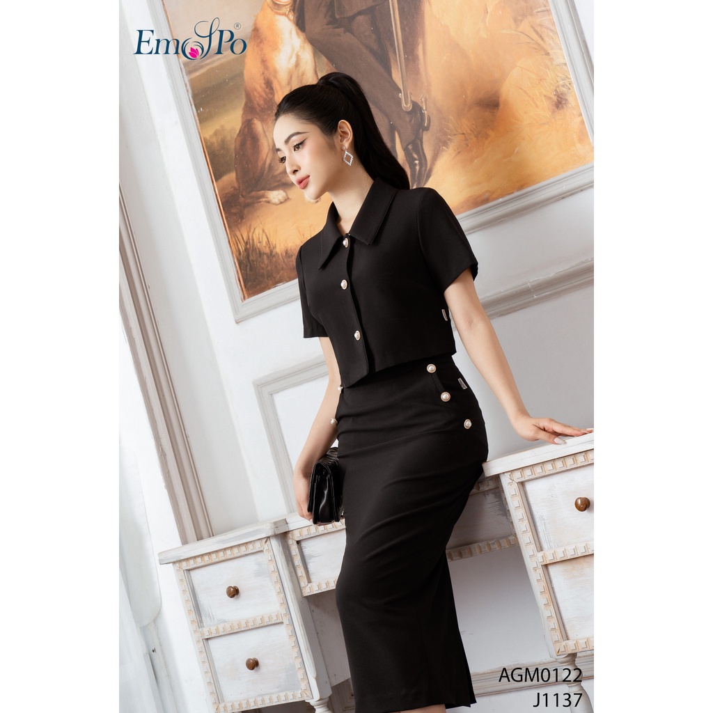 Áo ký giả Emspo cài cúc AGM0122