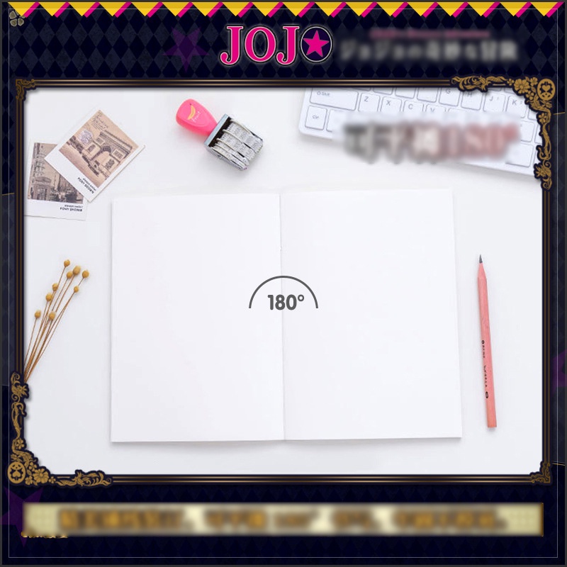 (150) Sổ tay JoJo's Bizarre Adventure Cuộc phiêu lưu bí ẩn anime chibi ghi chép học tập tiện lợi xinh xắn