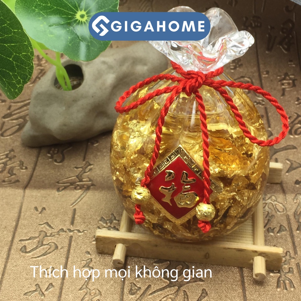 Túi Vàng Ngân Lượng Kim Tài Bảo Lộc GIGAHOME Phong Thủy Hút Tài Lộc 6866