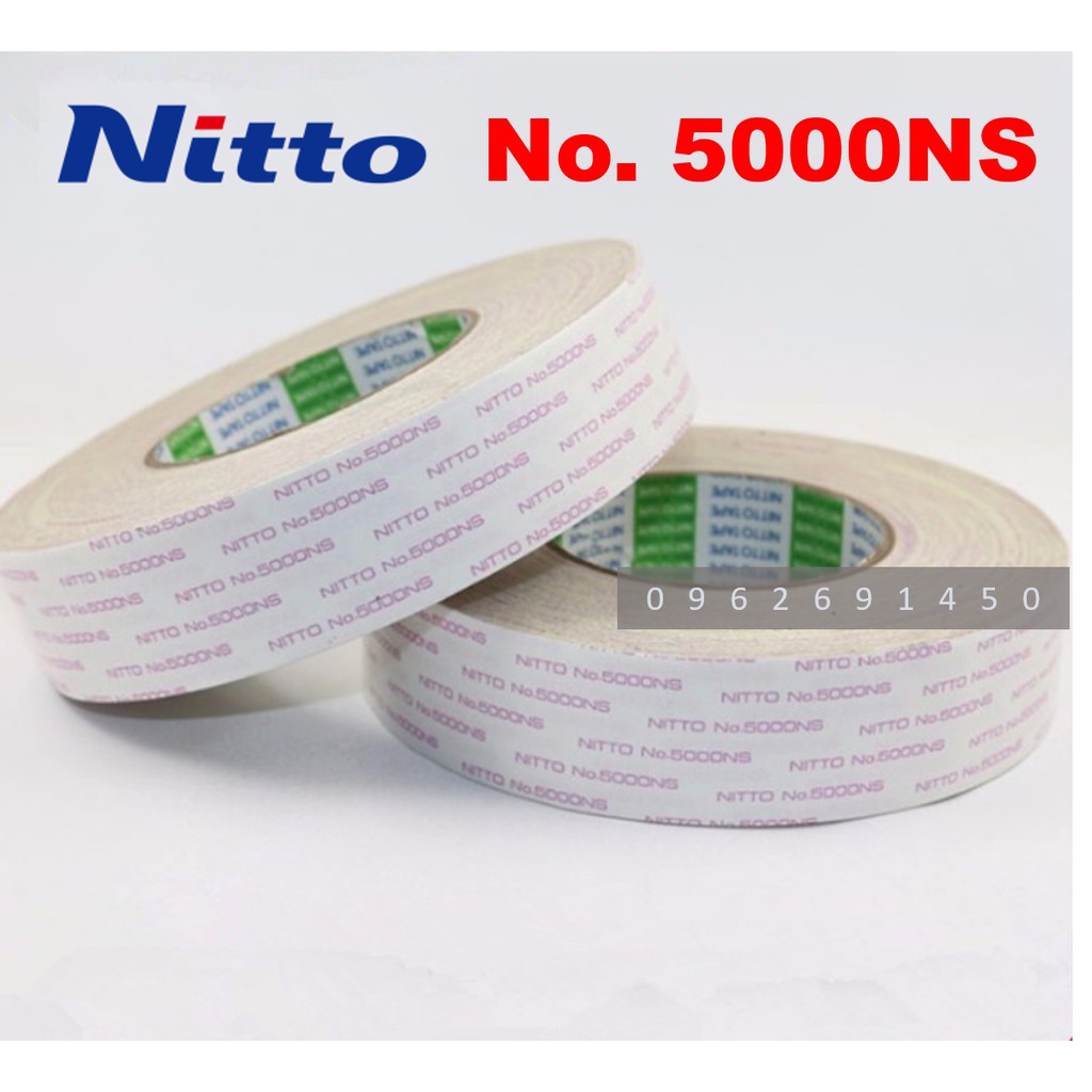 [50 mét] NITTO 5000NS băng keo dán máy in, máy photocopy, băng keo chịu nhiệt độ cao