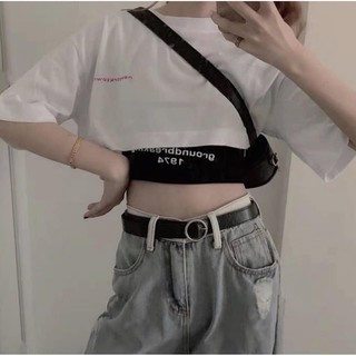 🍍 SÉT ÁO CROPTOP 2 MÓN GROUNDBREAKING 1974 (GỒM CROPTOP & BRA ) 🍍
