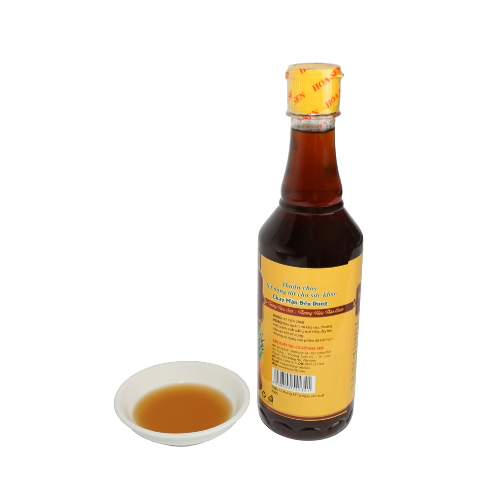 Nước Mắm Chay Từ Thơm Chai 500ml - Tương Việt Hoa Sen