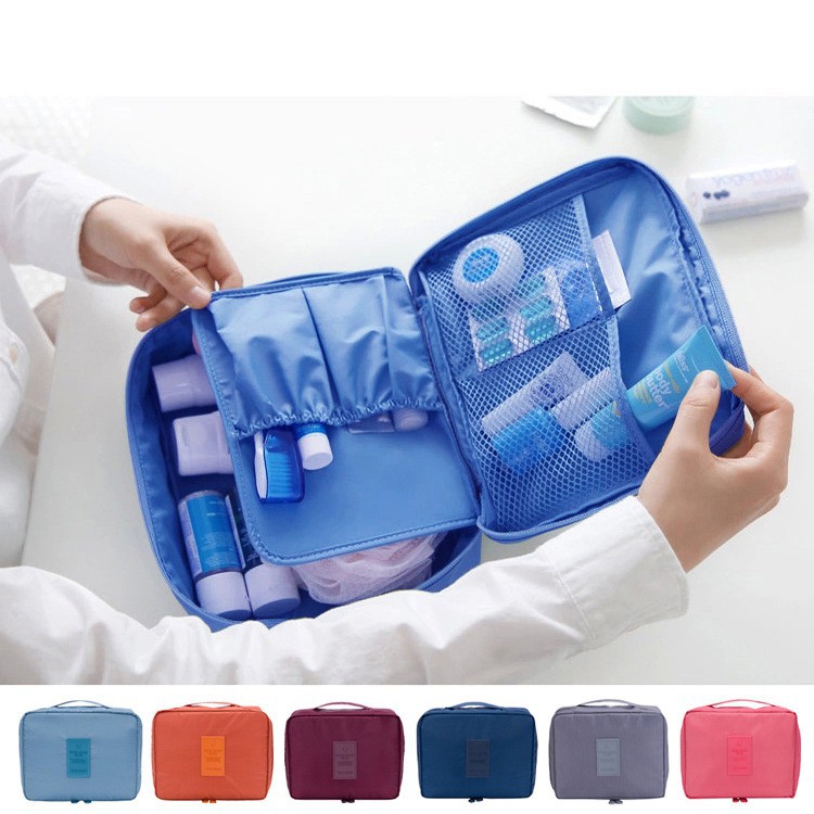 Túi Đựng Mỹ Phẩm Cá Nhân Nhiều Ngăn - Cặp Đựng Đồ KIỂU 8 Du Lịch Chống Nước