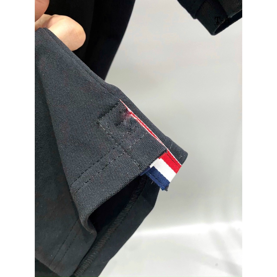 Áo polo thời trang nam kẻ chéo, trẻ trung, lịch sự