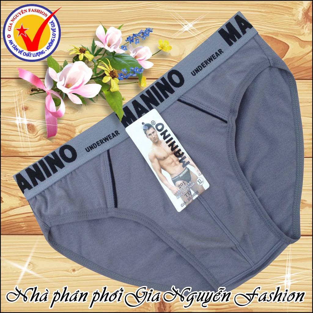 Bộ 5 quần lót nam MANINO, hàng Việt Nam cao cấp - Chất liệu Cotton kháng khuẩn, co giãn 4 chiều (mã 201)