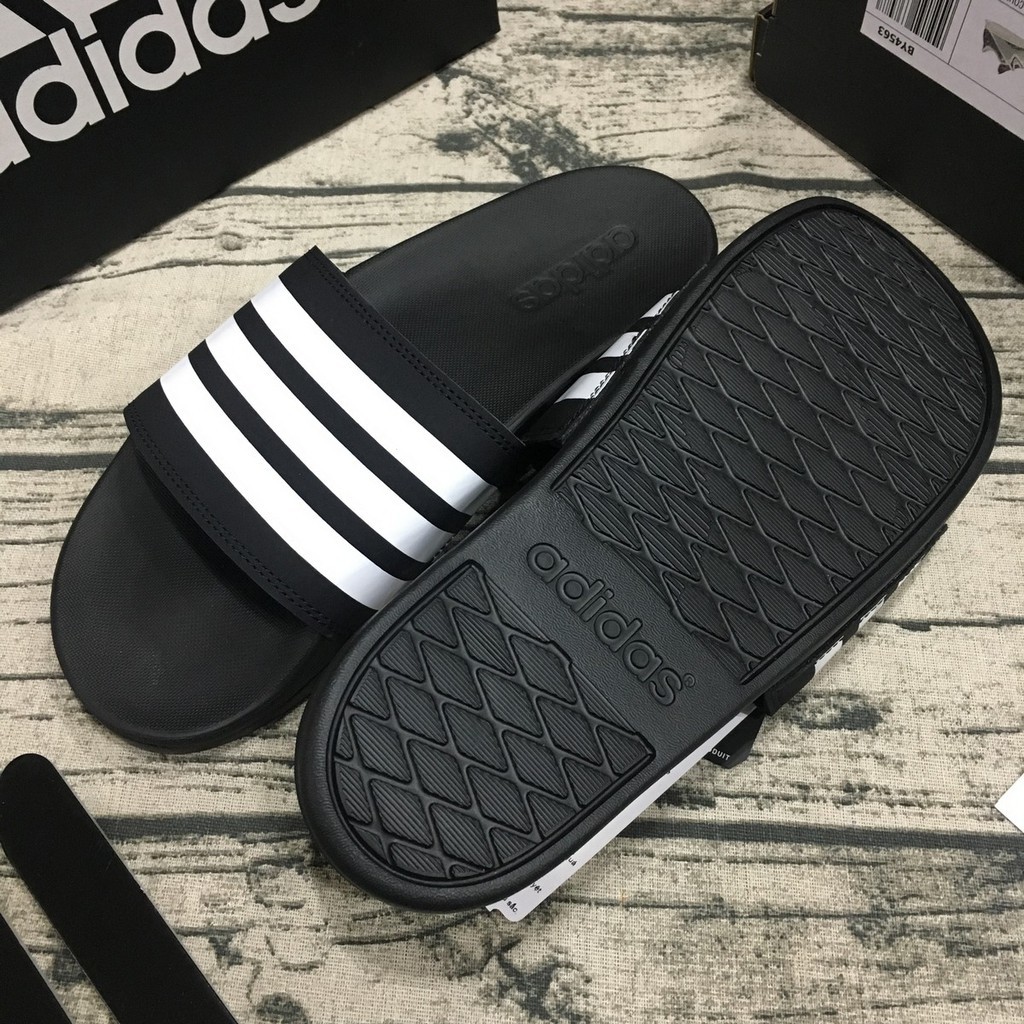 Dép Adidas Quai Ngang FREESHIPAdidas Adilette Comfort Slides Black White Chính Hãng - Dép Thời Trang Đế Mềm AP9971