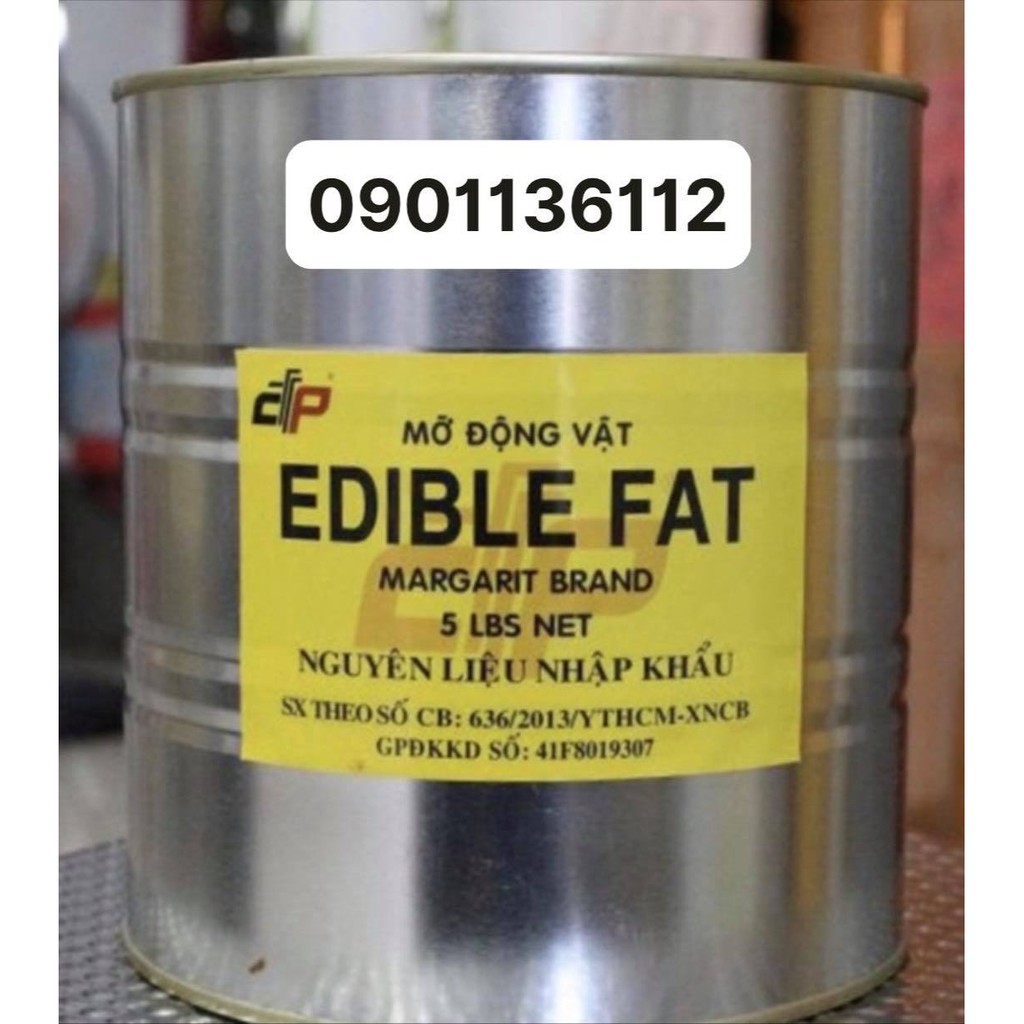 Bơ Nauy lon ,mỡ động vật, bơ edible fat