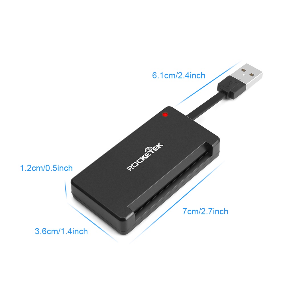 Đầu Đọc Thẻ Nhớ Thông Minh USB 2.0 Cho ID Bank EMV electronic DNIE dni Công Tắc sim