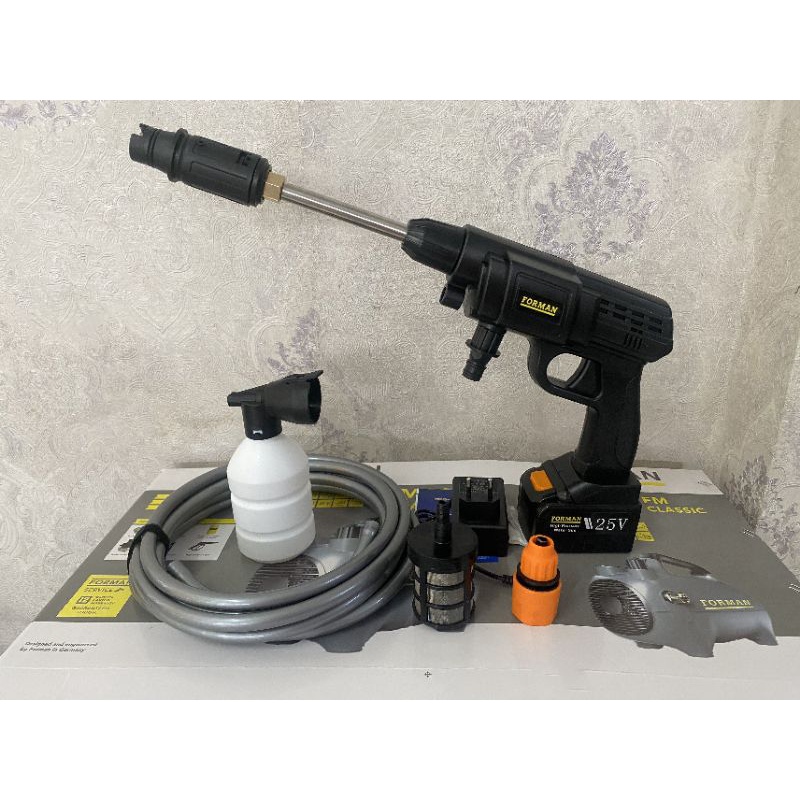 Máy rửa xe Pin 25V / 200W Hiệu FORMAN