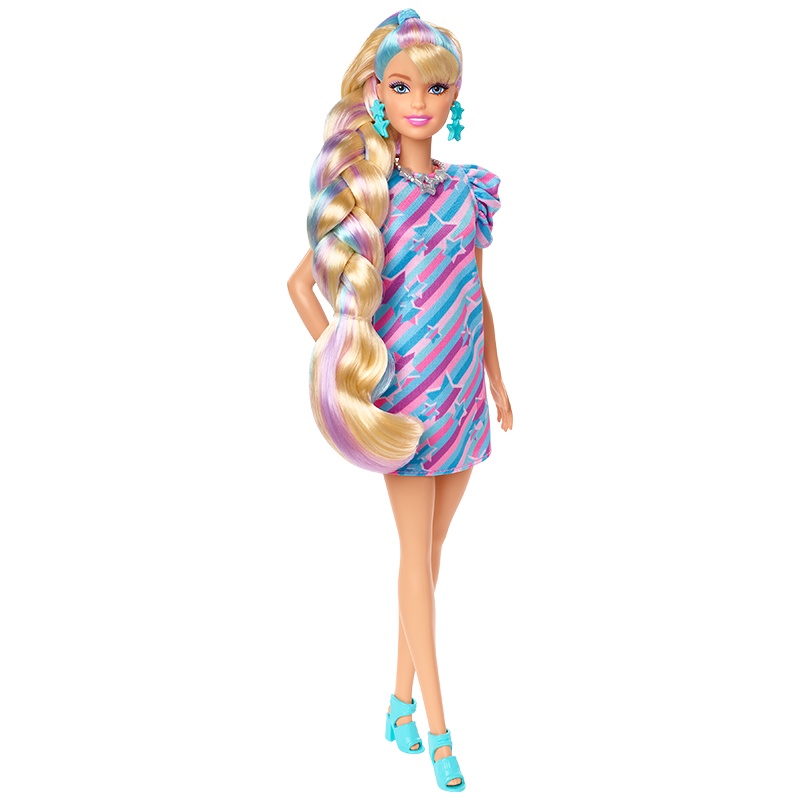 Đồ Chơi Barbie Stars Và Mái Tóc Thời Trang Sành Điệu HCM88/HCM87