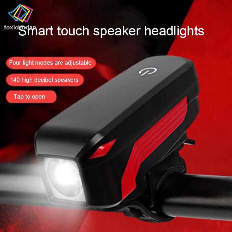 Bộ còi xe đạp kèm đèn led chiếu sáng đa năng