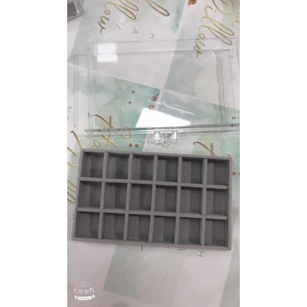 Hộp đựng đá 3 tầng, hộp đựng đá nail, hộp đựng charm đá