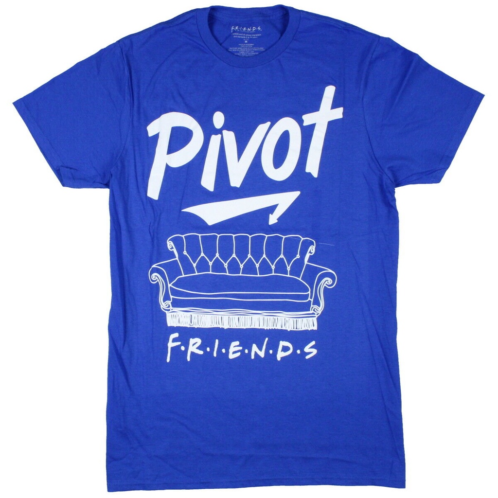 2022 Ngộ nghĩnh 100% Cotton Tshrit Friends Pivot Tv Serieaying Couch Pivot Meme Cotton Thoải Mái Thâ