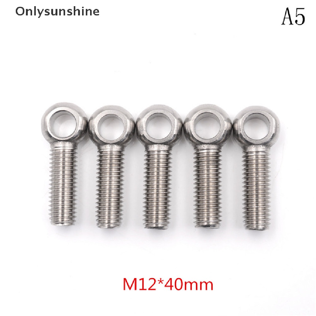 Bộ 5 Thắt Lưng Bằng Thép Không Gỉ M5 M6 M8 M10 Chất Lượng Cao