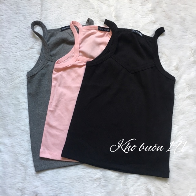 Áo Croptop 2 Dây Tim - Hàng VNXK - AD10