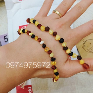 Vòng hổ phách cho bé