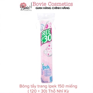 Bông tẩy trang Ipek 150 miếng ( 120 + 30) Thỗ Nhĩ Kỳ