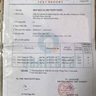 100g bột mặt nạ dẻo bạc hà handmade