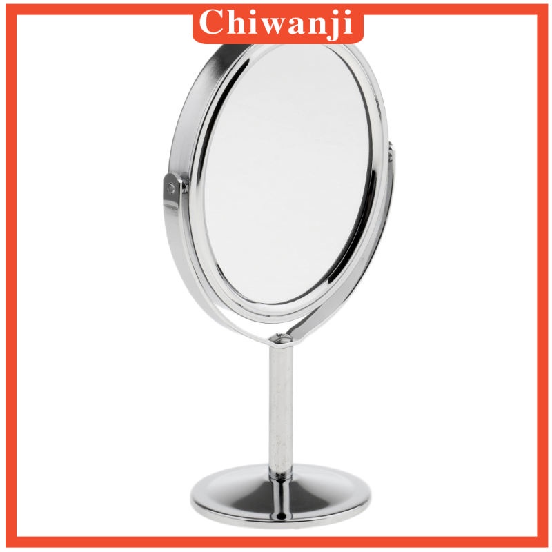 [Hàng mới về] Gương trang điểm để bàn hình oval 3in hai mặt chất lượng