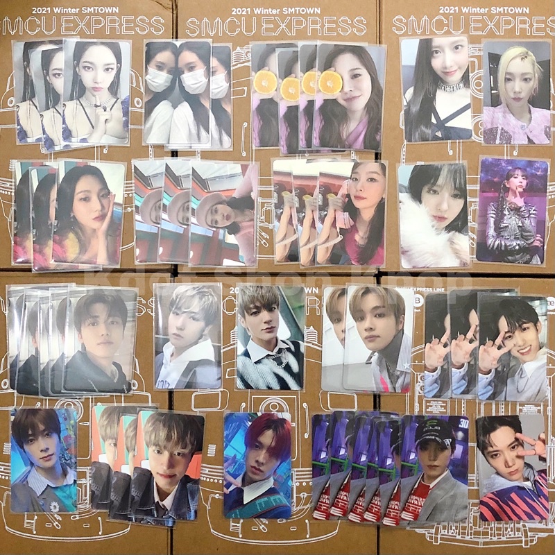 Photocard ảnh thẻ 2021 Winter SM Town: SMCU Express