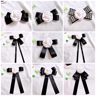 Tag nơ cài áo hoa trà Link 1