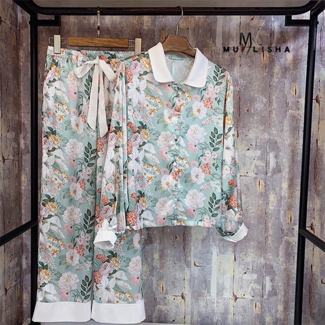 PIJAMA HOẠ TIẾT TAY PHỒNG CAO CẤP | BigBuy360 - bigbuy360.vn