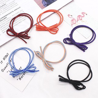 Combo 5 dây cột tóc, buộc tóc trơn nhiều màu (BT 66)