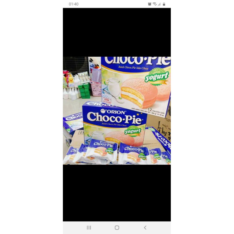 bánh chocopie vị sữa chua