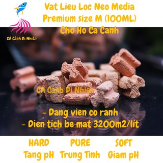 Vật liệu lọc Neo Media Premium size M 100ML cho hồ cá cảnh
