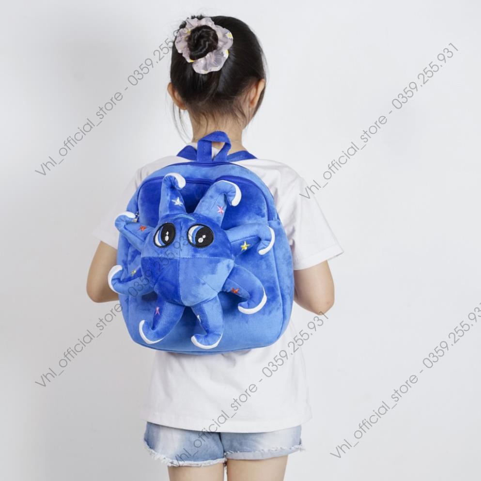 Balo Hoạt Hình Bạch Tuột Cho Bé Mẫu Giáo- Mầm Non [1-3 Tuổi]
